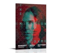 JBQOUOUZ Póster decorativo de la serie de televisión de The Imitation Game de películas clásicas, arte decorativo para pared, póster de pintura para dormitorio, 40 x 60 cm, estilo marco