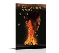 JBQOUOUZ Póster decorativo de la serie de televisión de The Imitation Game de películas clásicas, arte decorativo para pared, póster de pintura para dormitorio, 40 x 60 cm, estilo marco