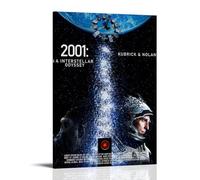 JBQOUOUZ Póster decorativo para pared de 2001 de una odisea del espacio con películas clásicas maravillosas de la serie de televisión, póster decorativo para dormitorio, 20 x 30 cm, estilo marco