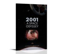 JBQOUOUZ Póster decorativo para pared de 2001 de una odisea del espacio, película clásica, serie de televisión, póster decorativo para dormitorio, 50 x 75 cm, estilo marco