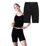 JBS of Denmark Calzoncillos largos de merino para mujer - 100% lana merino, Negro , XL