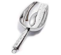 JBscoop Cuchara de acero inoxidable para hielo, cuchara de metal para alimentos, cocina, bar, fiesta, boda, resistente, apta para lavavajillas, 8 onzas