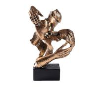 JBTBIHIG Decoración de Oficina Estatua de Pareja Abstracta, Escultura Beso Parejas, decoración romántica Accesorios de Escritorio únicos(D1)