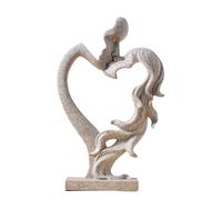 JBTBIHIG Decoración de Oficina Estatua de Pareja besándose Resina, Escultura Amor romántico, Arte Abstracto, decoración del hogar Accesorios de Escritorio únicos(A5)