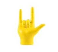 JBTBIHIG Decoración de Oficina Estatua Decorativa con Gesto de Mano for el hogar, Escultura Paz, estatuilla Accesorios de Escritorio únicos(Orange)