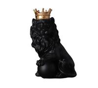 JBTBIHIG Decoración de Oficina Estatuas de león decoración del hogar Estatua Rey Escultura Animal Resina estatuilla Accesorios de Escritorio únicos(C1)