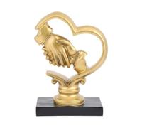 JBTBIHIG Decoración de Oficina Las estatuas de la Resina Escultura Sacudida esculpen decoración estatuilla Mano for el hogar Accesorios de Escritorio únicos