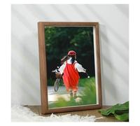 JBTBIHIG Marcos de fotos antiguos 8x10 enmarca la madera tablero del marco y montaje en pared for el sitio de cama Regalos para el hogar(Walnut Wood,6x8)