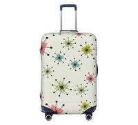 JBYJBX Atomic - Funda protectora de equipaje con estampado de estrellas, lavable, elástica, a la moda, Negro, X-Large