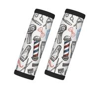 JBYJBX Barber Shop - Envolturas de estilo monocromático con estampado y funcionalidad, agarre antideslizante, fácil y cómodo