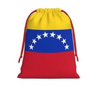 JBYJBX Bolsas multiusos con estampado de bandera de Venezuela, con cordón, para almacenamiento diario, artículos esenciales de viaje