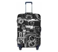 JBYJBX Cool Camera Collection - Funda protectora para maleta, lavable, elástica, a la moda, Negro, Medium