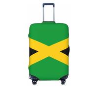JBYJBX Funda protectora de equipaje con estampado de bandera de Jamaica, lavable, elástica, a la moda, Negro, Small