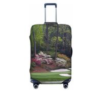 JBYJBX Funda protectora de equipaje con estampado de campo de golf, lavable, elástica, a la moda, para equipo de viaje, Negro, Large