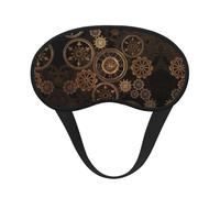 Jbyjbx Gears Clock - Máscara de ojos unisex opaca para dormir, para uso en casa, viajes, lavable y transpirable
