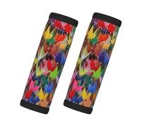 JBYJBX Grúas de papel de origami, estilo impreso, estilo y funcionalidad, agarre para asa de equipaje, agarre antideslizante, fácil y cómodo