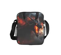 JBYJBX Magical Dragon Print - Contenedor de almacenamiento de alimentos con aislamiento transparente para la oficina, viajes, picnic