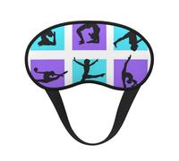 Jbyjbx Máscara de gimnasia unisex opaca para dormir, uso en casa, viajes, lavable y transpirable