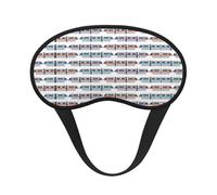 Jbyjbx Máscara de ojos unisex con estampado de tren monorraíl, para dormir, para uso en casa, viajes, lavable y transpirable