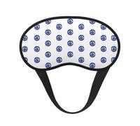 Jbyjbx Máscara opaca unisex para dormir con estampado de mal de ojos, lavable y transpirable