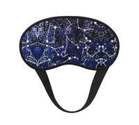 Jbyjbx Máscara opaca unisex que brilla en la oscuridad, para dormir, para uso en casa, viajes, lavable y transpirable