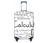 JBYJBX Math G unda protectora para maleta, diseño de cálculo geek, lavable, elástica, a la moda, Negro, X-Large