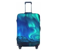 JBYJBX Northern Lights - Funda protectora para maleta, lavable, elástica, a la moda, Negro, Small