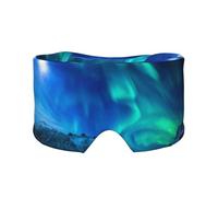 Jbyjbx Northern Lights - Orejeras ajustables de poliéster para dormir, para viajes, yoga, meditación