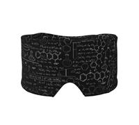 Jbyjbx Orejeras ajustables de poliéster para dormir con ilustración 3D de ciencia y química, para viajes, yoga, meditación