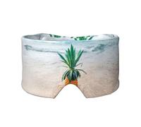 Jbyjbx Pineapple by The Sea - Orejeras ajustables de poliéster para dormir, para viajes, yoga, meditación