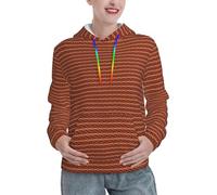 JBYJBX Sudadera con capucha para mujer con estampado de planetas de Mars para otoño e invierno, informal, senderismo, viajes, actividades al aire libre, Negro, M