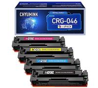 JC Toner Cartucho de tóner de Repuesto Compatible para Canon 046A (Negro, Cian, Magenta, Amarillo, Paquete de 4)