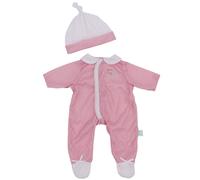 JC Toys | Berenguer Boutique | Conjunto para mu eca La Baby | Conjunto de 2 piezas con estampado floral, rosa, blanco y rosa | Lavable | A partir