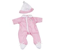 JC Toys | Berenguer Boutique | Conjunto para mu eca La Baby | Conjunto de 2 piezas con estampado floral, rosa, blanco y azul | Lavable | A partir