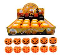 Jcasbdn 12 PC Strass Juguetes de Calabaza Juguetes de Halloween para aliviar Fantasmas Que alivian la Fiesta de estrés Favores Sensorial Soft Flexible Flexible para Adultos, Regalo para niños