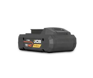JCB Pro - Batería de Iones de Litio E-Tech de 18 V y 4.0 Ah - Batería compacta y de Alta Capacidad para Herramientas inalámbricas y Profesionales JCB de 18 V