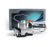 JCBMGDBKH Flejadora eléctrica, neumática A19, flejadora de Botones, flejadora de plástico Pet de Punto, flejadora de Acero A25, flejadora de fusión en Caliente (A25 (19-25 mm))