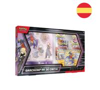 JCC Pokémon: Colección prémium Garchomp ex de Cintia (3 Cartas holográficas y 6 Sobres de Mejora)