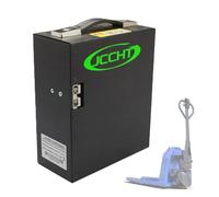 JCCHT Batería de 24 V para montacargas eléctrico, 24 V, 25 Ah, sin Mantenimiento, LiFePO4, para transpaleta eléctrica HT15/ET15MH/P15JW, Kit de Repuesto