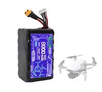 JCCHT Batería de Iones de Litio 6S 22,2 V para Modelos RC, 8000 mAh, 12000 mAh, 15000 mAh, Alta tasa de Descarga 10C, Ideal para Drones FPV y fotografía aérea.,22.2v 10c 8000mah