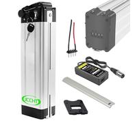 JCCHT Batería de Litio 24V 8Ah 10Ah 13Ah 15Ah 20Ah de Repuesto para Tubo Inferior con Puerto de 4 Pines para Motor de Scooter de 50W 250W 450W 500W,24v13ah