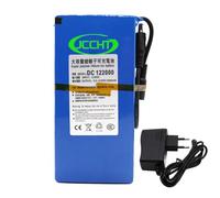 JCCHT Batería de polímero de Litio de 12 V CC, 20 Ah, 20 000 mAh, Recargable, de Repuesto, portátil, con Cargador para luz, Audio y Bomba de Agua de 12 V.