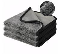JCGJC 3 paños mágicos de secado de baño, paños de limpieza de microfibra, toalla de secado de coche para limpieza de coche, eliminación de agua en la ducha y el baño, di adiós a las manchas y