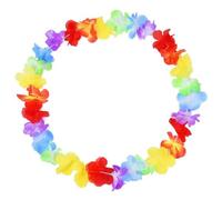 JchEnye 2 piezas de collares de flores hawaianas, collares hawaianos, leis hawaianos, suministros de verano, suministros para fiestas de cumpleaños tropicales en la playa, regalos.