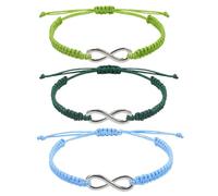 JchEnye 3 pulseras de aprobación en el examen, pulseras de la suerte, pulseras de amistad, decoración para el estilo cotidiano.