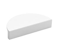 JchEnye Manilla Blanca de plástico para Puertas de Patio, Puertas de balcón, Puertas correderas, Distancia Entre Agujeros hasta 64 mm, Altura 20 mm, Manilla para Marcos de Ventana de plástico