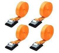 JCHL - Bridas Reutilizables de Microfibra, 5 m, Reutilizables, Color Negro