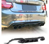 JCING Difusor de parachoques trasero de fibra de carbono F87 para BMW Serie 2 F87 M2 Coupe 2016-2020, difusor de parachoques trasero personalizado, kit de cuerpo de alerón de parachoques inferior
