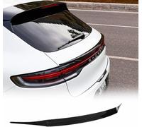 JCING FRP - Alerón trasero de fibra de vidrio para Porsche Macan Base GTS Sport Utility de 4 puertas 2018-2023, color negro brillante, alerón trasero de fibra de vidrio