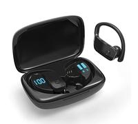 JCK Auriculares Bluetooth con micrófon, auricolari inalámbricos V5.0 IPX7 Impermeable In-Ear con Cancelación de Ruido Carga Rapida Resistente al Agua con Caja de Carga Reproducción de 7 Horas